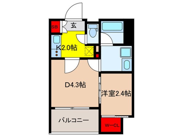 パークアクシス神保町の物件間取画像